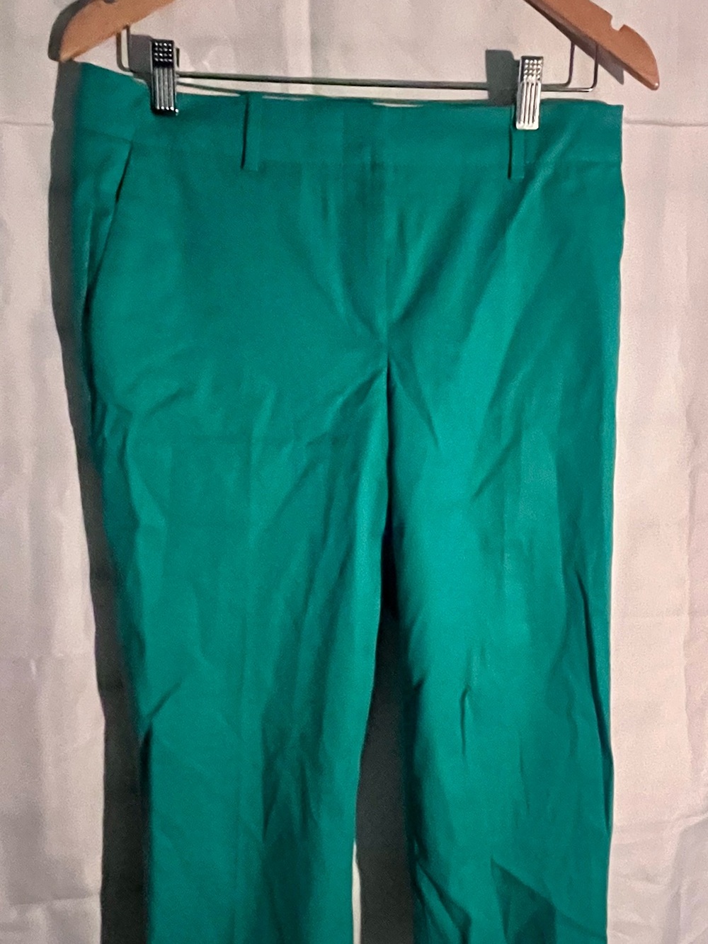 Talbot’s petite green Straight Leg peddle pusher Pants gently used